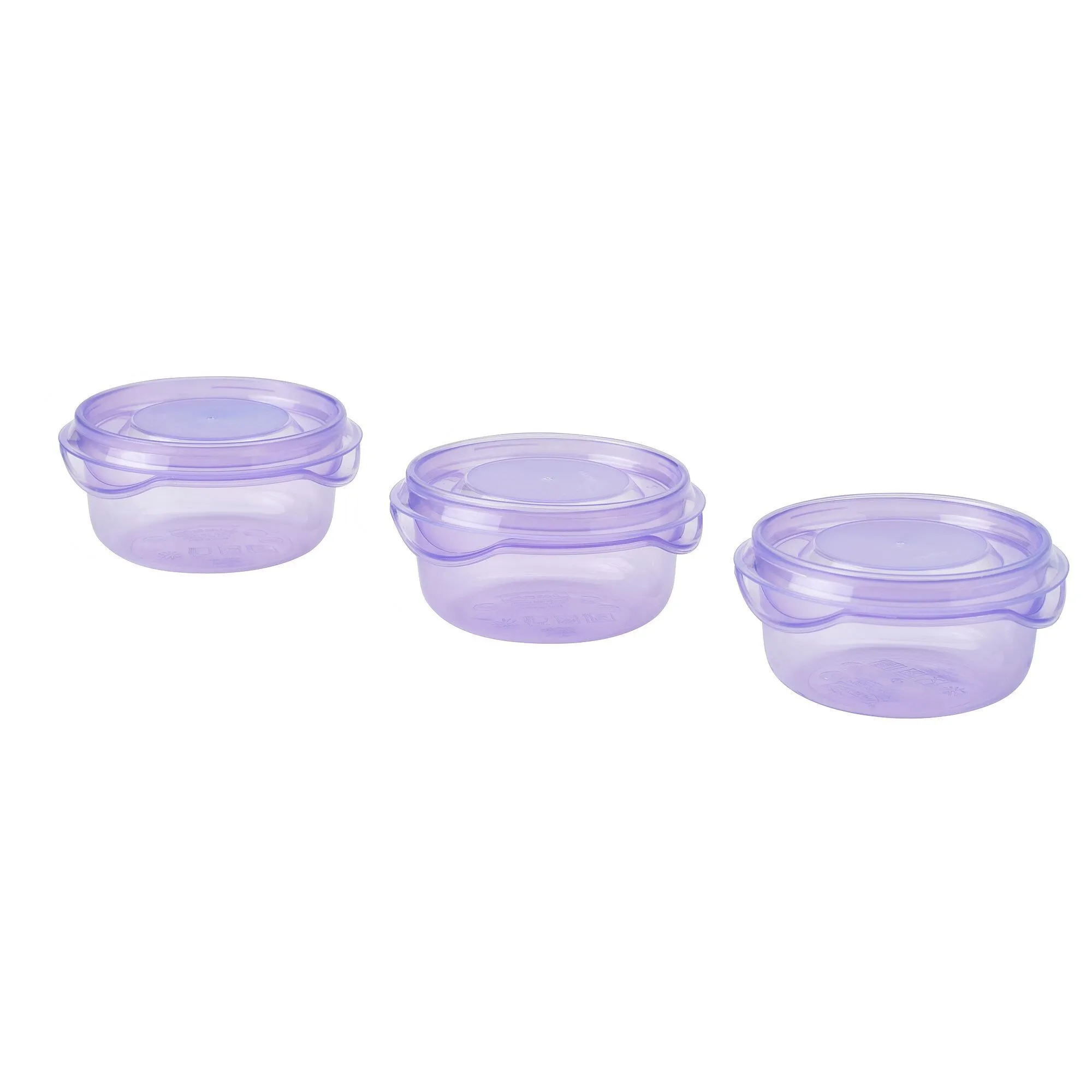 IKEA PRUTA Plastik Saklama Kabı Seti Lila 3’lü 70 ml | Rozetika - Görsel 4