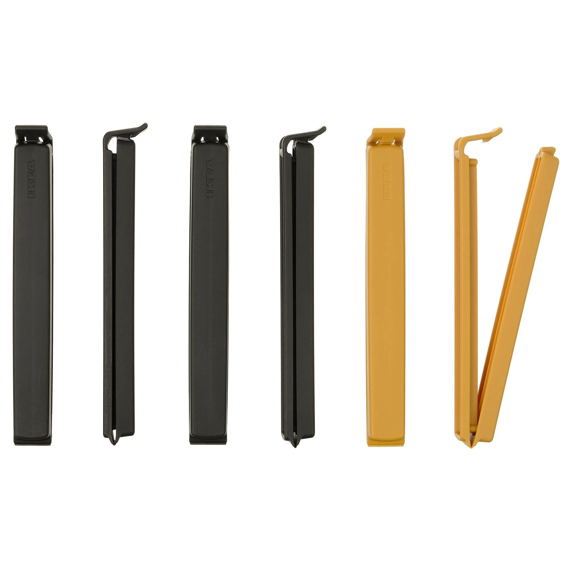 IKEA BEVARA Paket Poşet Mandalı Klips – 6 Parça | Rozetika